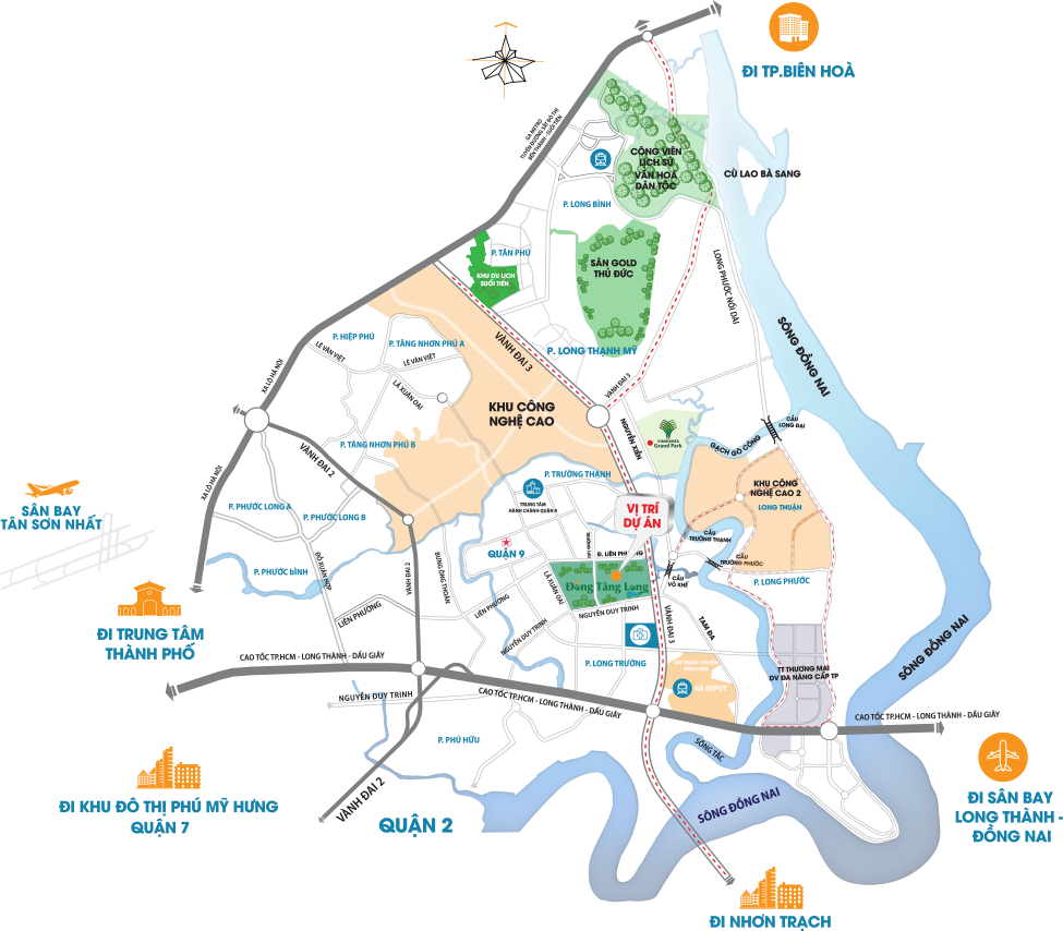 Vị trí  Dự Án Căn Hộ Fresia Garden Quận 9